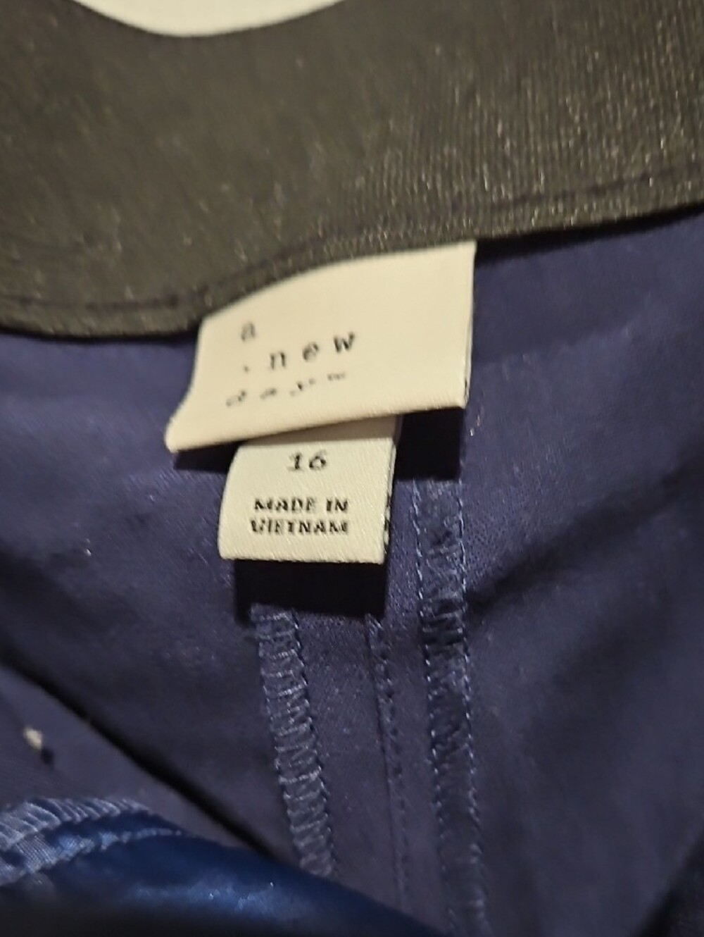 a new day Navy Straight-Leg Trousers - Picture 2 of 5